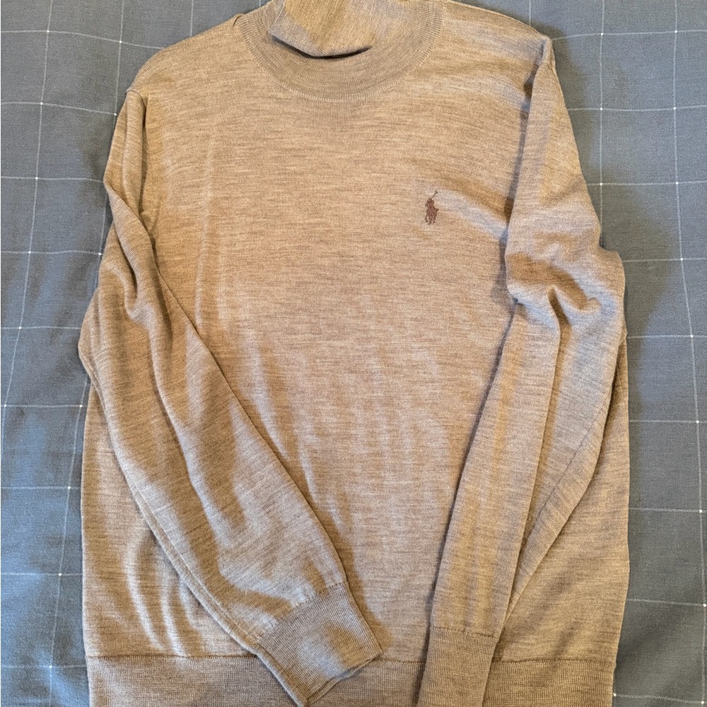 Polo Ralph Lauren Light Brown Turtleneck Sweater